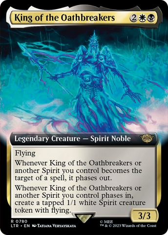 King of the Oathbreakers (Extended Art) (Surge Foil) [The Lord of the Rings: Tales of Middle-Earth] - The Mythic Store | 24h Order Processing