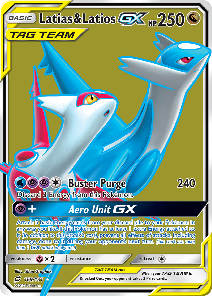 Latias & Latios GX (169/181) [Sun & Moon: Team Up] - The Mythic Store | 24h Order Processing