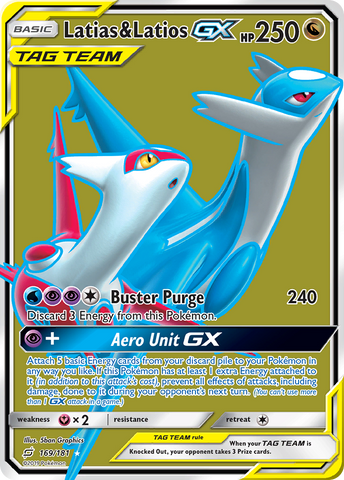 Latias & Latios GX (169/181) [Sun & Moon: Team Up] - The Mythic Store | 24h Order Processing