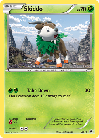 Skiddo (XY11) [XY: Black Star Promos] - The Mythic Store | 24h Order Processing