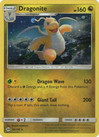 Dragonite (96/149) (Cosmos Holo) [Sun & Moon: Base Set] - The Mythic Store | 24h Order Processing