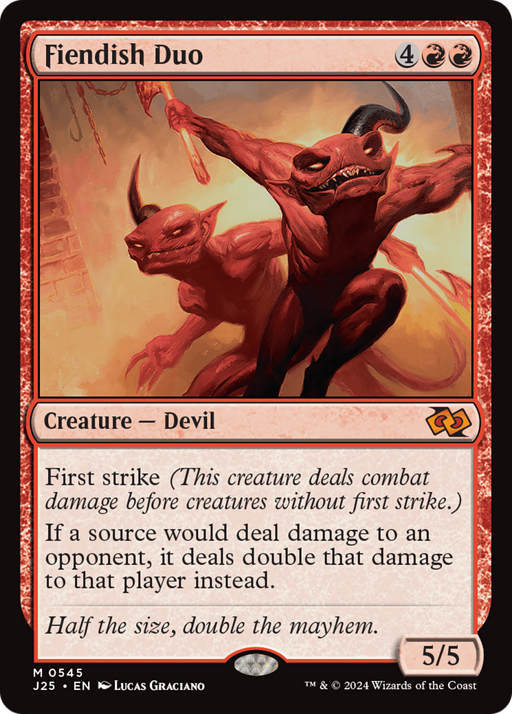Fiendish Duo [Foundations Jumpstart] - The Mythic Store | 24h Order Processing