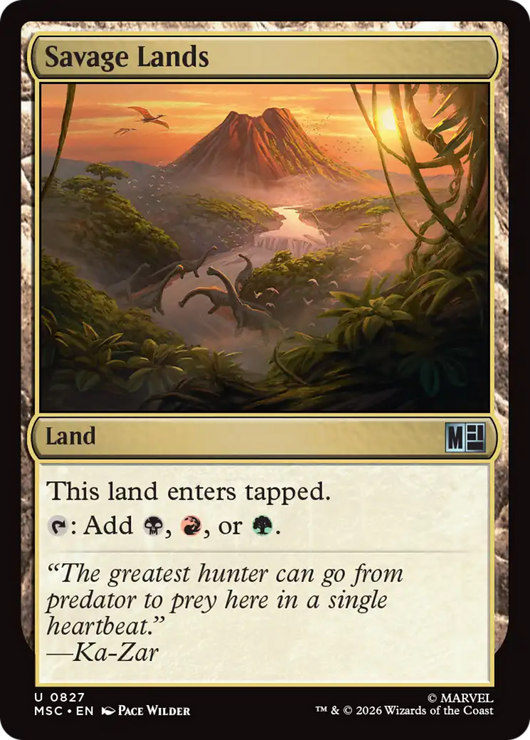 Savage Lands [Marvel Super Heroes Commander] - The Mythic Store | 24h Order Processing