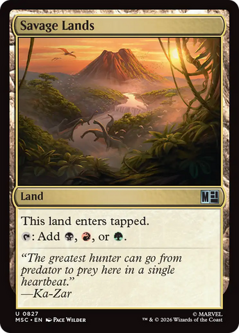 Savage Lands [Marvel Super Heroes Commander] - The Mythic Store | 24h Order Processing