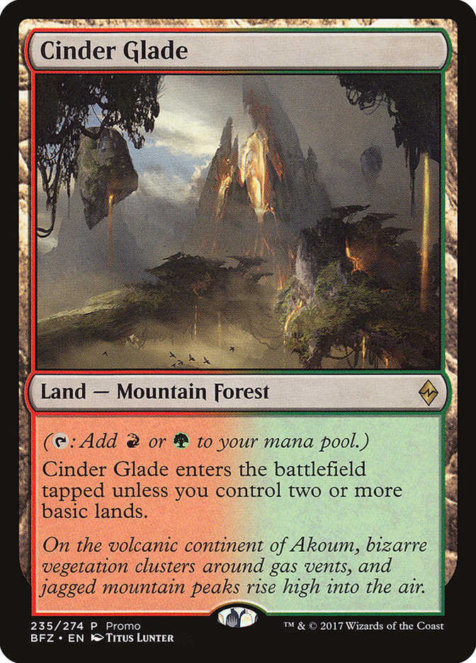 Cinder Glade (Promo) [Standard Showdown Promos] - The Mythic Store | 24h Order Processing