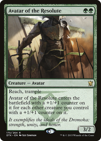 Avatar of the Resolute [Dragons of Tarkir] - The Mythic Store | 24h Order Processing