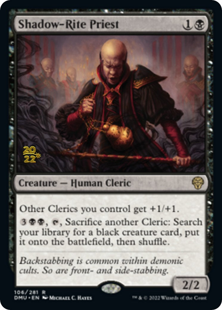 Shadow-Rite Priest [Dominaria United Prerelease Promos] - The Mythic Store | 24h Order Processing