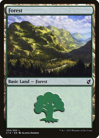 Forest (300) [Commander 2019] - The Mythic Store | 24h Order Processing