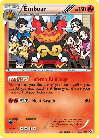 Emboar (27/113) [Black & White: Legendary Treasures] - The Mythic Store | 24h Order Processing