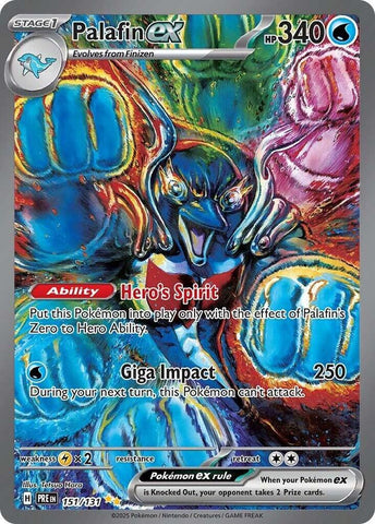 Palafin ex (151/131) [Scarlet & Violet: Prismatic Evolutions] - The Mythic Store | 24h Order Processing