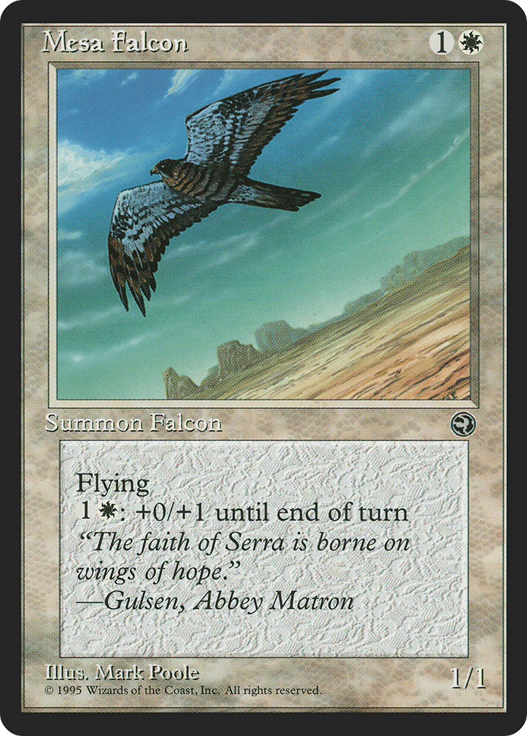 Mesa Falcon (Gemma Flavor Text) [Homelands] - The Mythic Store | 24h Order Processing