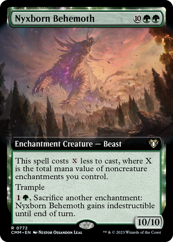Nyxborn Behemoth (Extended Art) [Commander Masters] - The Mythic Store | 24h Order Processing
