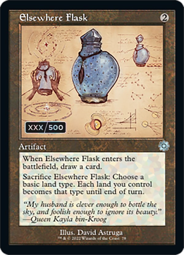 Elsewhere Flask (Retro Schematic) (Serialized) [The Brothers' War Retro Artifacts] - The Mythic Store | 24h Order Processing