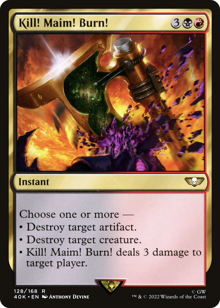 Kill! Maim! Burn! [Warhammer 40,000] - The Mythic Store | 24h Order Processing