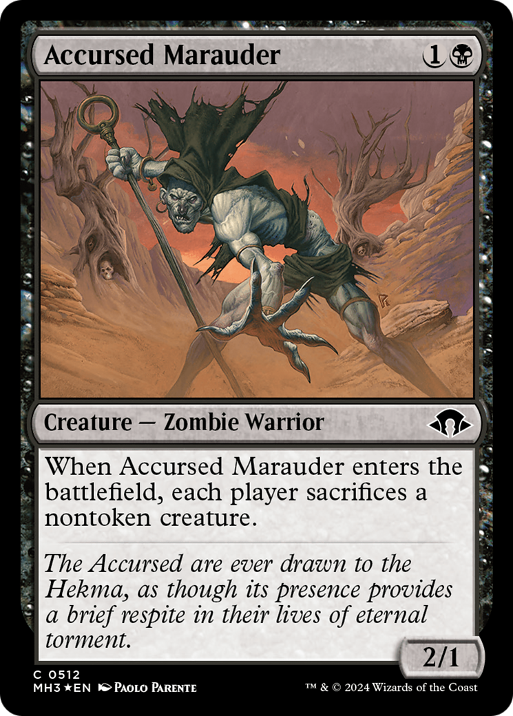 Accursed Marauder (Ripple Foil) [Modern Horizons 3] - The Mythic Store | 24h Order Processing