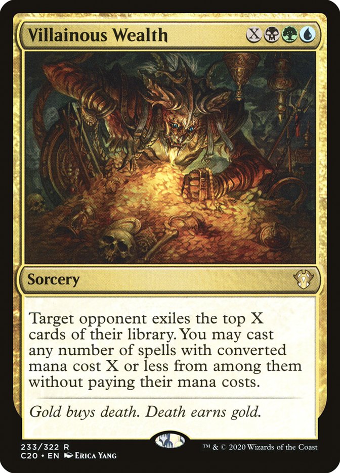 Villainous Wealth [Commander 2020] - The Mythic Store | 24h Order Processing