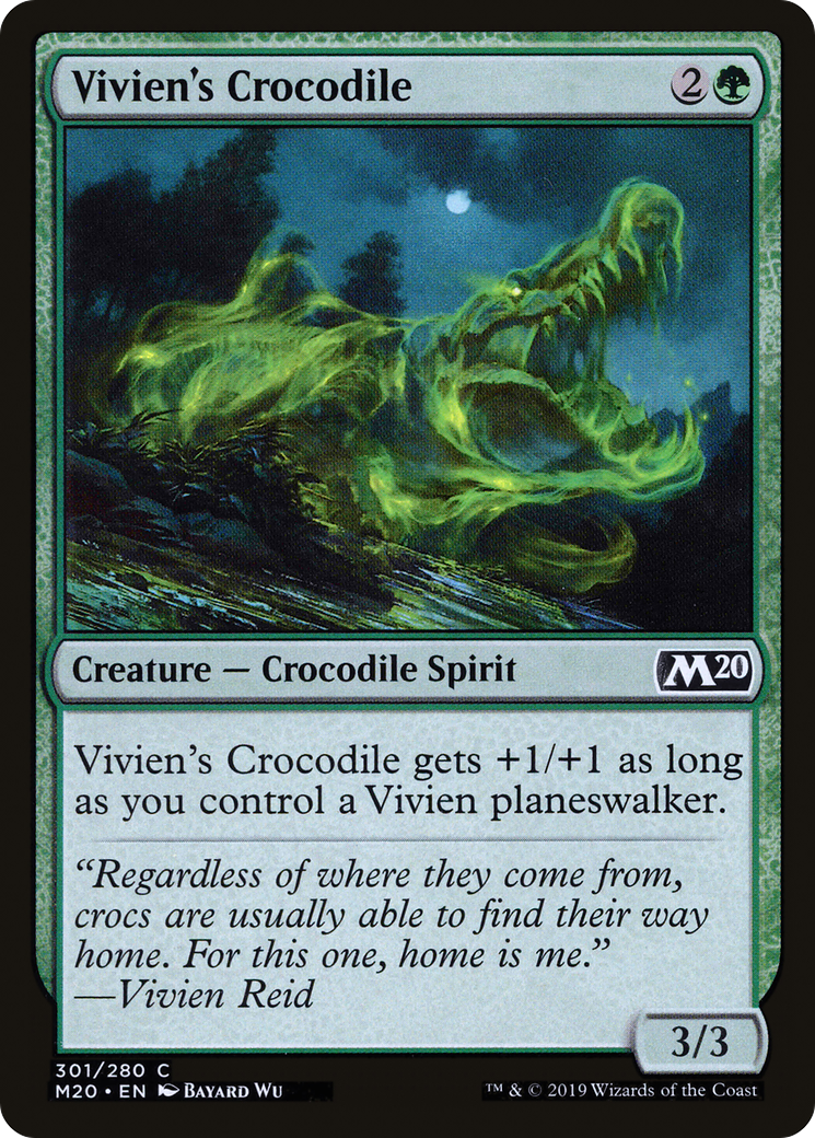 Vivien's Crocodile [Core Set 2020] - The Mythic Store | 24h Order Processing