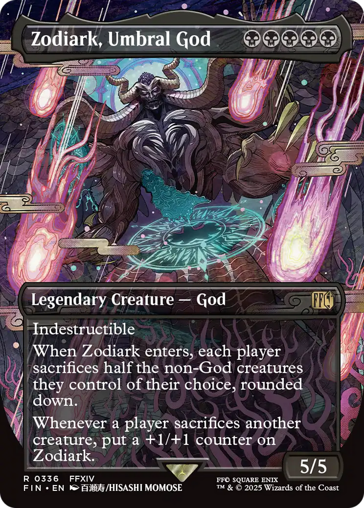 Zodiark, Umbral God (Borderless) [FINAL FANTASY] - The Mythic Store | 24h Order Processing