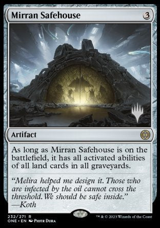 Mirran Safehouse (Promo Pack) [Phyrexia: All Will Be One Promos] - The Mythic Store | 24h Order Processing