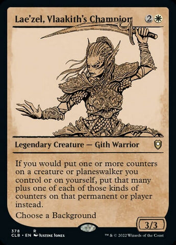 Lae'zel, Vlaakith's Champion (Showcase) [Commander Legends: Battle for Baldur's Gate] - The Mythic Store | 24h Order Processing