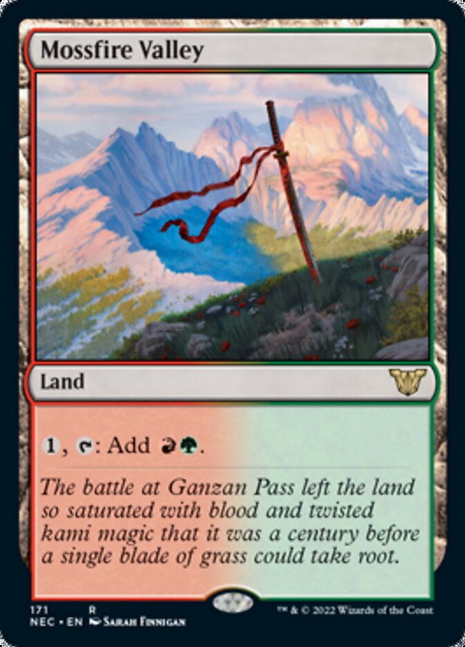 Mossfire Valley [Kamigawa: Neon Dynasty Commander] - The Mythic Store | 24h Order Processing