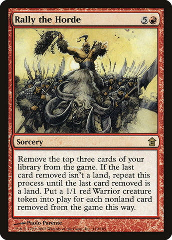 Rally the Horde [Saviors of Kamigawa] - The Mythic Store | 24h Order Processing