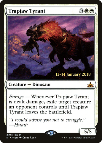 Trapjaw Tyrant [Rivals of Ixalan Prerelease Promos] - The Mythic Store | 24h Order Processing