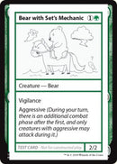 Bear with Set's Mechanic (2021 Edition) [Mystery Booster Playtest Cards] - The Mythic Store | 24h Order Processing