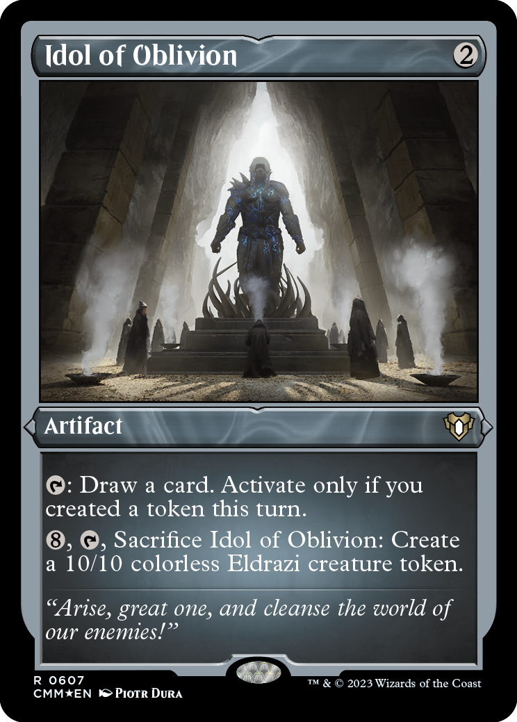 Idol of Oblivion (Foil Etched) [Commander Masters] - The Mythic Store | 24h Order Processing