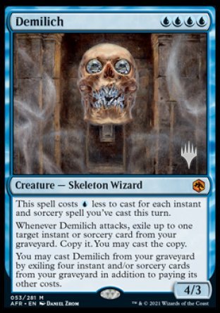 Demilich (Promo Pack) [Dungeons & Dragons: Adventures in the Forgotten Realms Promos] - The Mythic Store | 24h Order Processing