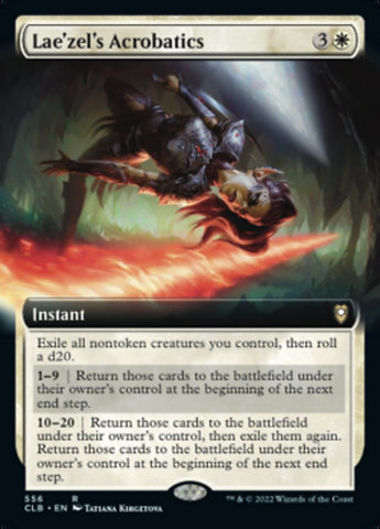 Lae'zel's Acrobatics (Extended Art) [Commander Legends: Battle for Baldur's Gate] - The Mythic Store | 24h Order Processing