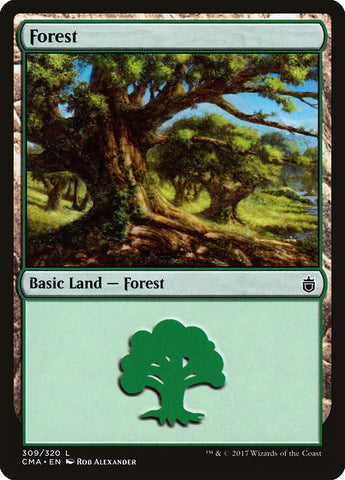 Forest (309) [Commander Anthology] - The Mythic Store | 24h Order Processing