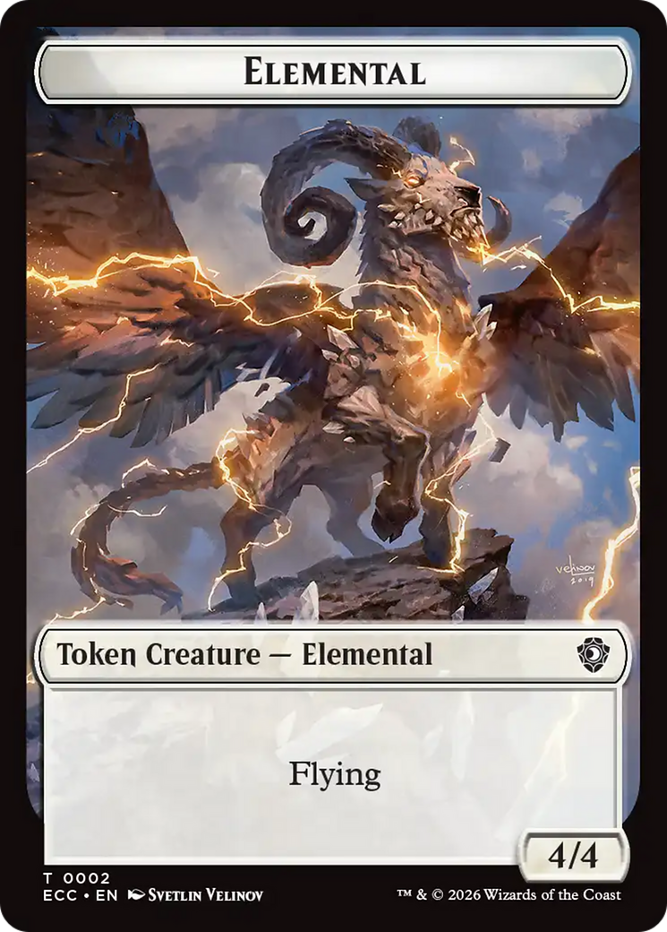 Elemental (0002) // Elemental (0009) Double-Sided Token [Lorwyn Eclipsed Tokens] - The Mythic Store | 24h Order Processing
