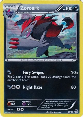 Zoroark (30/30) [Black & White: Trainer Kit - Zoroark] - The Mythic Store | 24h Order Processing