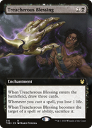 Treacherous Blessing (Extended Art) [Theros Beyond Death] - The Mythic Store | 24h Order Processing