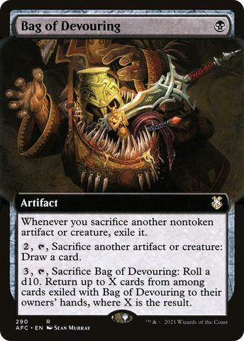 Bag of Devouring (Extended Art) [Dungeons & Dragons: Adventures in the Forgotten Realms Commander] - The Mythic Store | 24h Order Processing