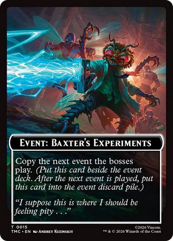 Event: Baxter's Experiments [Teenage Mutant Ninja Turtles Commander Tokens] - The Mythic Store | 24h Order Processing