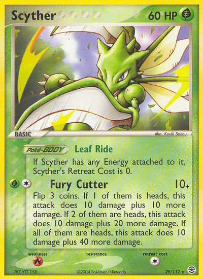 Scyther (29/112) [EX: FireRed & LeafGreen] - The Mythic Store | 24h Order Processing