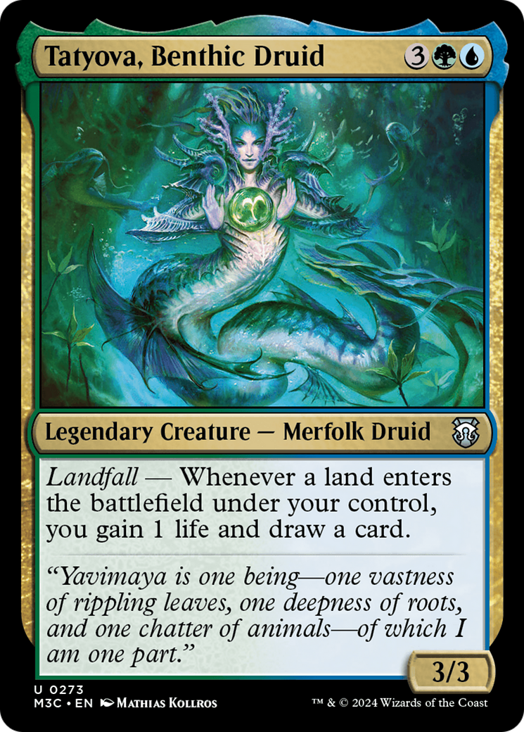 Tatyova, Benthic Druid (Ripple Foil) [Modern Horizons 3 Commander] - The Mythic Store | 24h Order Processing