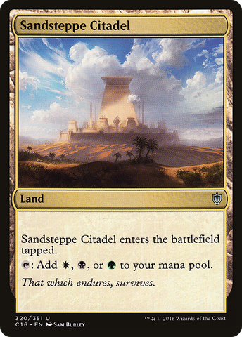 Sandsteppe Citadel [Commander 2016] - The Mythic Store | 24h Order Processing