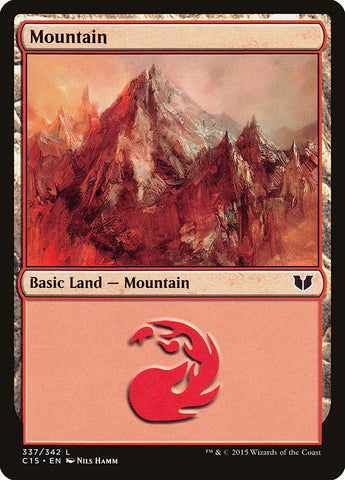 Mountain (337) [Commander 2015] - The Mythic Store | 24h Order Processing