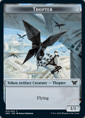 Thopter // Spirit (002) Double-Sided Token [Kamigawa: Neon Dynasty Commander Tokens] - The Mythic Store | 24h Order Processing