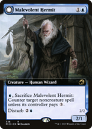 Malevolent Hermit // Benevolent Geist (Extended Art) [Innistrad: Midnight Hunt] - The Mythic Store | 24h Order Processing