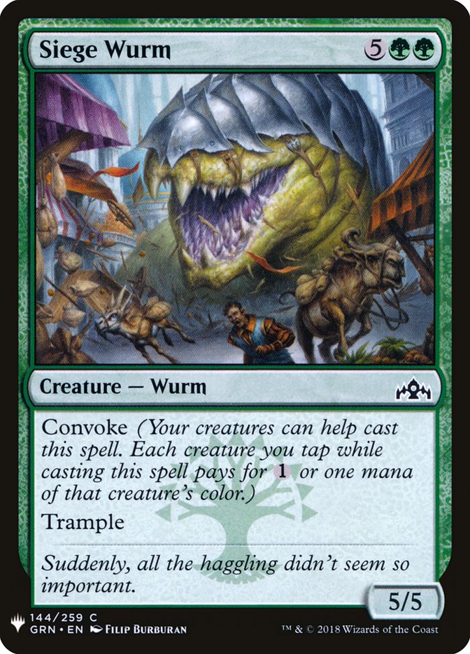 Siege Wurm [Mystery Booster] - The Mythic Store | 24h Order Processing