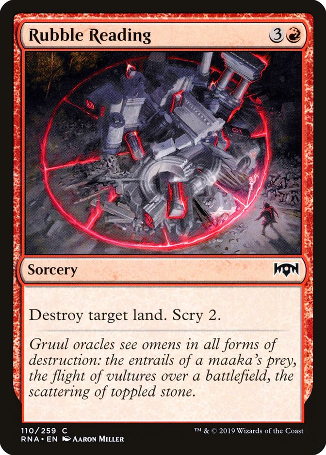 Rubble Reading [Ravnica Allegiance] - The Mythic Store | 24h Order Processing