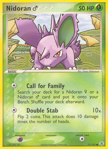 Nidoran (71/112) (Male) [EX: FireRed & LeafGreen] - The Mythic Store | 24h Order Processing