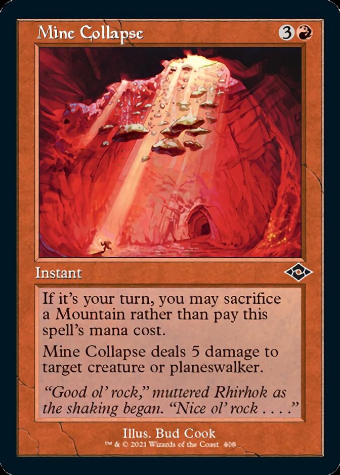 Mine Collapse (Retro Foil Etched) [Modern Horizons 2] - The Mythic Store | 24h Order Processing