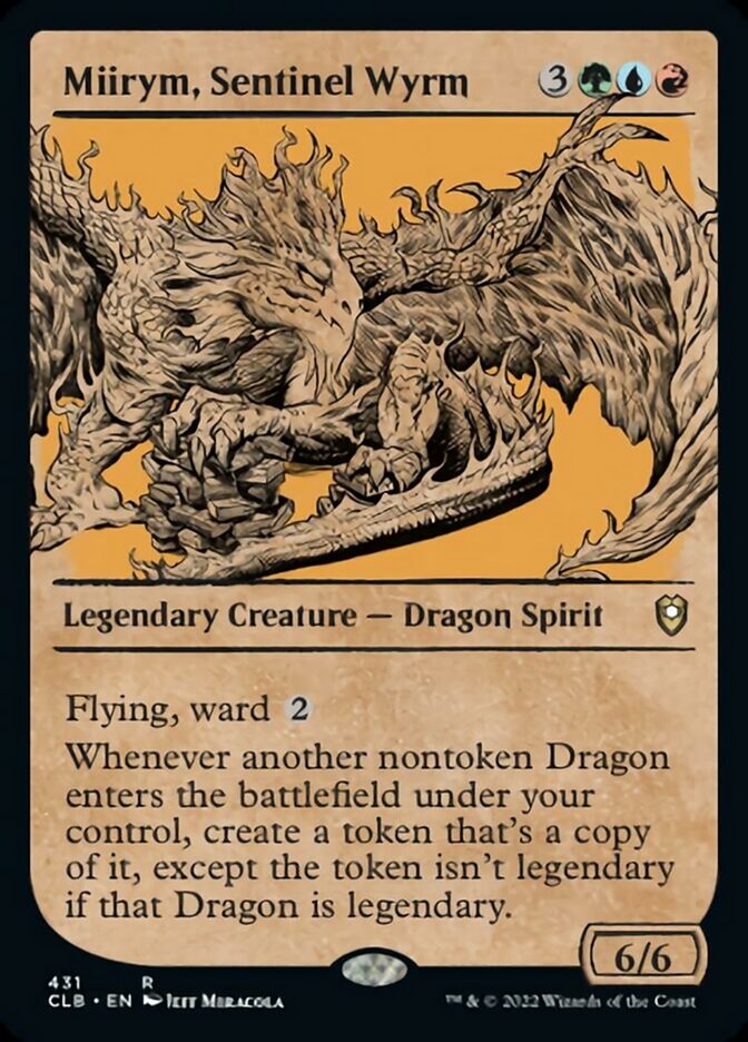Miirym, Sentinel Wyrm (Showcase) [Commander Legends: Battle for Baldur's Gate] - The Mythic Store | 24h Order Processing