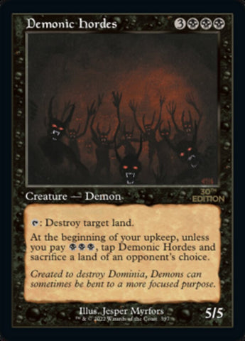 Demonic Hordes (Retro) [30th Anniversary Edition] - The Mythic Store | 24h Order Processing