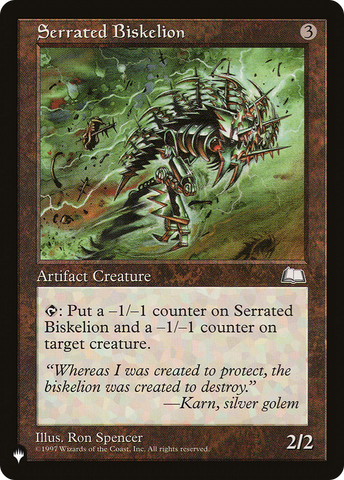 Serrated Biskelion [The List] - The Mythic Store | 24h Order Processing